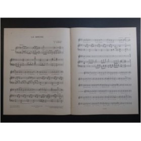 AUBERT Gaston La Brune Pousthomis Piano Chant 1912