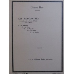 IBERT Jacques Les Rencontres Petite Suite Piano
