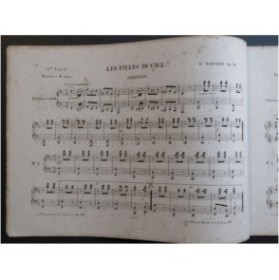 SCHUBERT Camille Les Filles du Ciel Piano 4 mains ca1845