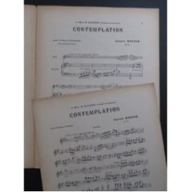 ROSIER Amédée Contemplation Violon Piano ca1910