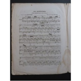 CONCONE Joseph Les Batelières Chant Piano ca1840