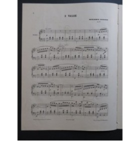 GODARD Benjamin Valse No 2 Piano ca1890