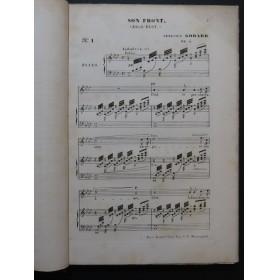 GODARD Benjamin 30 Morceaux de Chant Dédicace Chant Piano ca1867