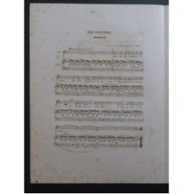 MAZEL Robert H. Les Violettes Chant Piano ca1840