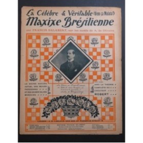 SALABERT Francis Maxixe Brésilienne Danse Piano 1912
