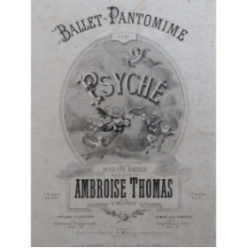 THOMAS Ambroise Psyché Ballet Pantomime Introduction Piano 1878