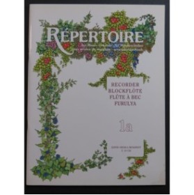 Répertoire for Music Schools 1a Pièces Recorder Flûte à bec 1999