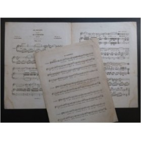 NARGEOT J. Les Matelots Chant Piano ca1850