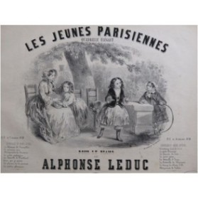 LEDUC Alphonse Les Jeunes Parisiennes Piano ca1854