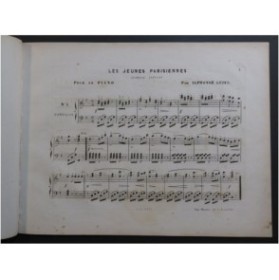 LEDUC Alphonse Les Jeunes Parisiennes Piano ca1854