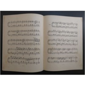 STROBL Heinrich Carte Postale Piano 1877