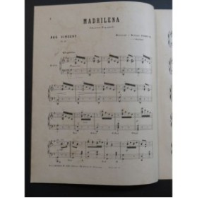 VINCENT Aug. Madrilena Piano ca1890