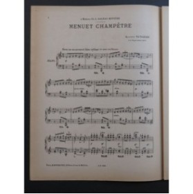 SINGERY Gaston Menuet Champêtre Piano ca1920