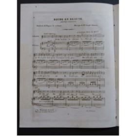 VIMEUX Joseph Riche en Beauté Chant Piano 1838