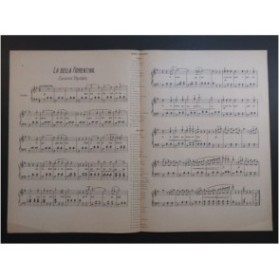 La Bella Fiorentina Canzone Popolare Piano 1906