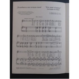 RACHMANINOFF Sergei J'ai aimé d'Amour Chant Piano 1947
