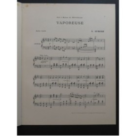AUBERT Gaston Vaporeuse Piano 1911