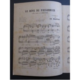 RUBINSTEIN Anton Le Rêve du Prisonnier Chant Piano ca1890