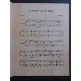 BECUCCI Ernesto A Pouffer de Rire Piano ca1885