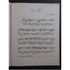 DANIELE A. Mi Alma Piano 1914