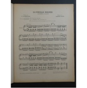 PETIT Albert La Vieille Poupée Chant Piano ca1880
