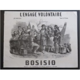BOSISIO L'engagé volontaire Piano XIXe siècle