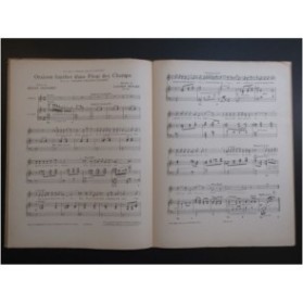 RENARD Casimir Oraison funèbre d'une fleur des champs Chant Piano 1924