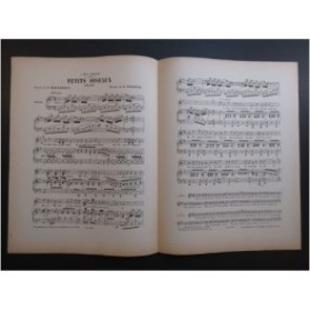 VASSEUR Léon Petits oiseaux Chant Piano ca1890