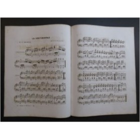 KRAMER L. La Sentimentale Piano XIXe siècle