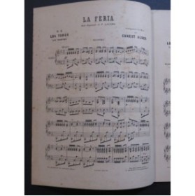 LACOME Paul La Feria Suite Espagnole Piano 4 mains ca1890