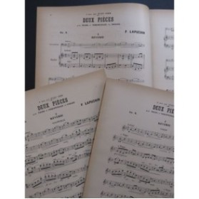 LAPUCHIN F. Deux Pièces Piano Violon ou Violoncelle ca1890