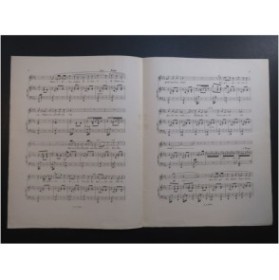 MENDELSSOHN Sérénade Chant Piano 1887