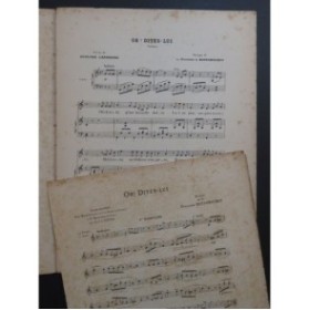KOTSCHOUBEY L. Oh ! Dites-lui Piano Chant ou Mandoline ca1880