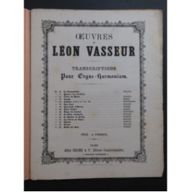 MÉHUL Joseph Léon Vasseur Orgue Harmonium ca1867