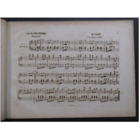 MUSARD Le Bijou Perdu Adolphe Adam Quadrille Piano ca1850