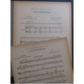 DYFF Jean Chimères Cantilène Piano Violon Violoncelle 1920