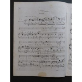 ROSSINI G. L'Invito La Pastorella Chant Piano ca1835