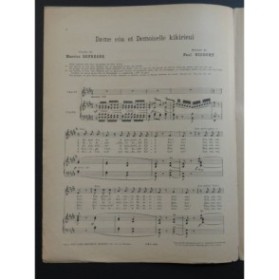 RICOURT Paul Dame Côa et Demoiselle kikiricui Chant Piano 1922
