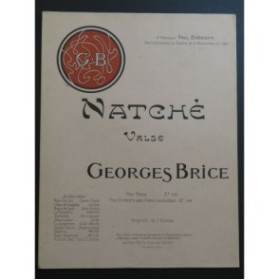 BRICE Georges Natché Piano 1910