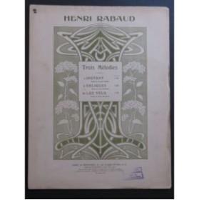 RABAUD Henri Reliques Chant Piano 1922