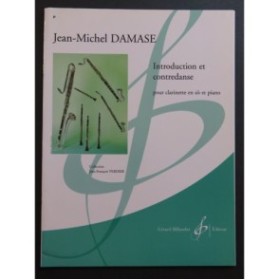 DAMASE Jean-Michel Introduction et Contredanse Piano Clarinette 2004