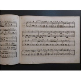 STRAUSS Geneviève de Brabant Offenbach Quadrille Piano ca1860
