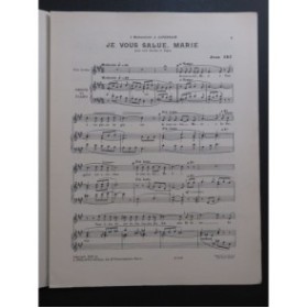 IRI Jean Je vous Salue Marie Chant Orgue ou Piano 1946