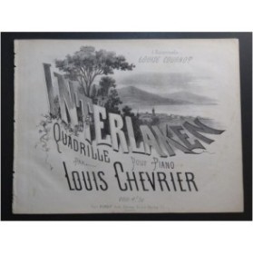 CHEVRIER Louis Interlaken Piano ca1860