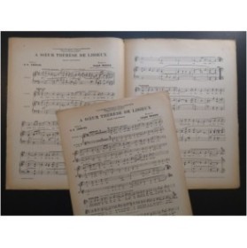 MAUGER Joseph A Sœur Thérèse de Lisieux Chant Piano