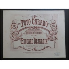 DEJARDIN Edouard Toto Carabo Piano ca1880