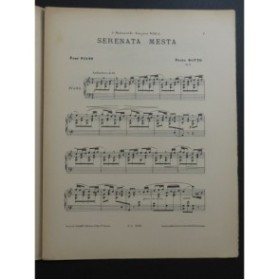 DOTTO Paolo Serenata Mesta Piano 1904