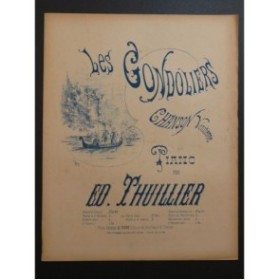 THUILLIER Edmond Les Gondoliers Piano