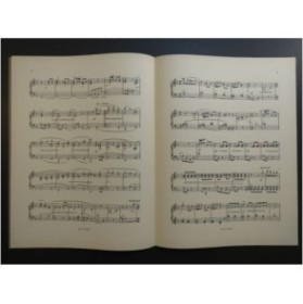 SOULAGE Marcelle Improvisation thème de Vincent d'Indy Piano 1923