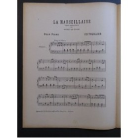 ROUGET DE LISLE La Marseillaise Chant Patriotique Piano